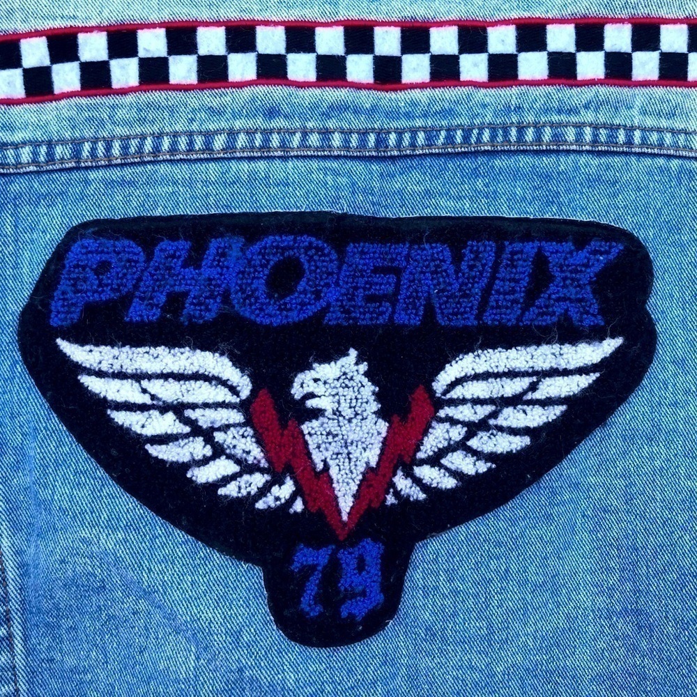 Forever 21 Patched Jean Jacket Size S - Picture 5 of 8